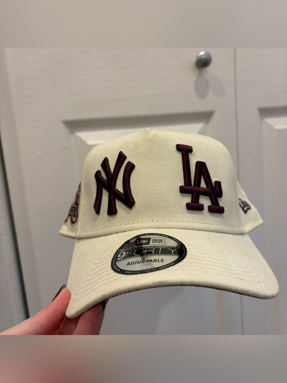 New Era 75th World Series NY Yankees LA Dodgers 9FORTY Snapback Cap Hat